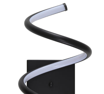 Scribble 7" Modern Metal Integrated LED Vanity Light Sconce - JONATHAN Y